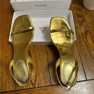 GUESS Natama gold heels